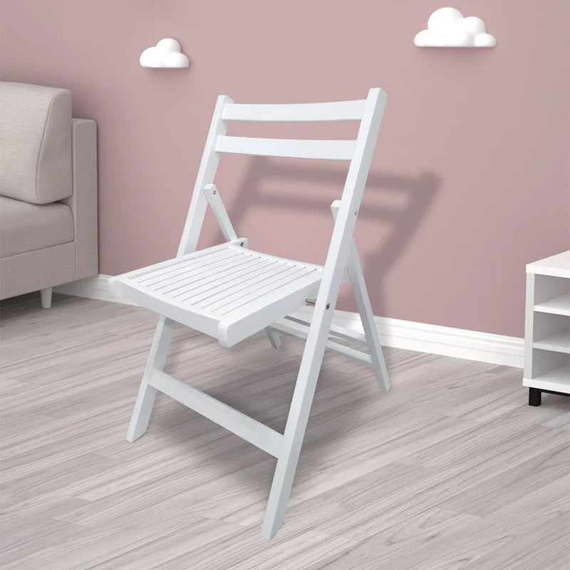 Set of 4 Foldable Wooden Special Event Chairs
