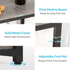 5-Tier L Shaped Kitchen Bakers Rack with Storage Shelf
