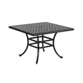 South Ponto Aluminum 44-inch Square Dining Table