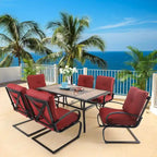 MAISON ARTS Spring Motion 7-piece Patio Dining Set