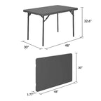 ZOWN Classic Commercial Blow Mold Folding Table