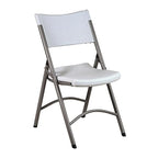 Office Star Lightweight Folding Plastic Chair (Set of 4)