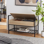 SAFAVIEH Polymnia Storage Bench - 35 W x 16 D x 24 H - 35Wx16Dx24H