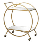 Iron Contemporary Bar Cart 30 x 27 x 15