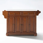 Crosley Alexandria Granite Top Full Size Kitchen Island/Cart - 52 W x18 D x 34 H
