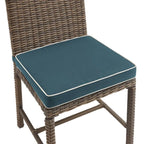 Crosley Bradenton 2Pc Outdoor Wicker Dining Chair Set