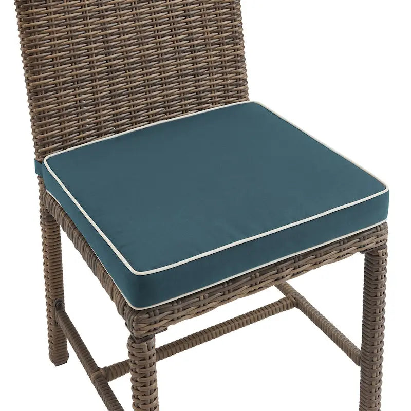 Crosley Bradenton 2Pc Outdoor Wicker Dining Chair Set