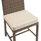 Crosley Bradenton 2Pc Outdoor Wicker Dining Chair Set
