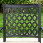 MAISON ARTS 7-Piece Metal Outdoor Patio Dining Set