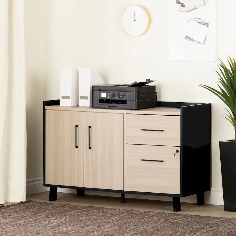 South Shore Kozack 2-drawer Credenza with Doors