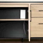 South Shore Kozack 2-drawer Credenza with Doors