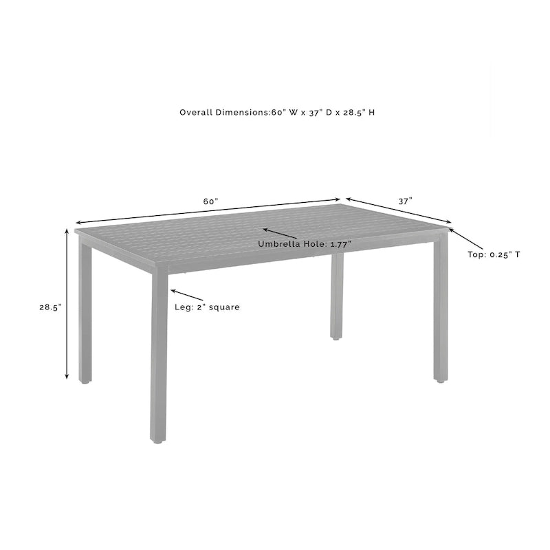 Crosley Kaplan 5-piece Oil-rubbed Bronze Green Cushions Outdoor Dining Set - 122W x 99D x 37H