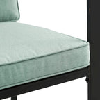 Crosley Kaplan 5-piece Oil-rubbed Bronze Green Cushions Outdoor Dining Set - 122W x 99D x 37H