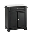 Crosley Alexandria Granite Top Portable Kitchen Island/Cart - 31W x 18D x 35.5H