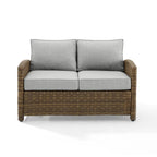 Crosley Bradenton Outdoor Wicker Loveseat - 55 W x 31.75 D x 32.5 H
