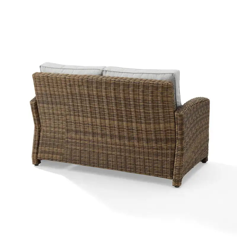 Crosley Bradenton Outdoor Wicker Loveseat - 55 W x 31.75 D x 32.5 H