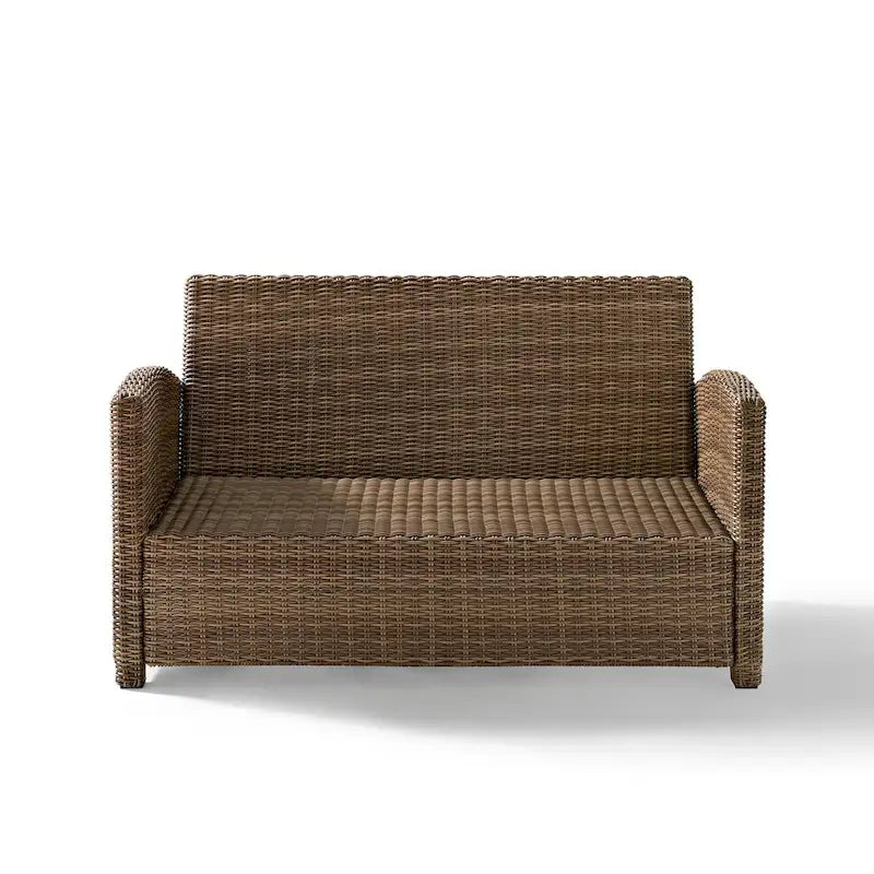 Crosley Bradenton Outdoor Wicker Loveseat - 55 W x 31.75 D x 32.5 H