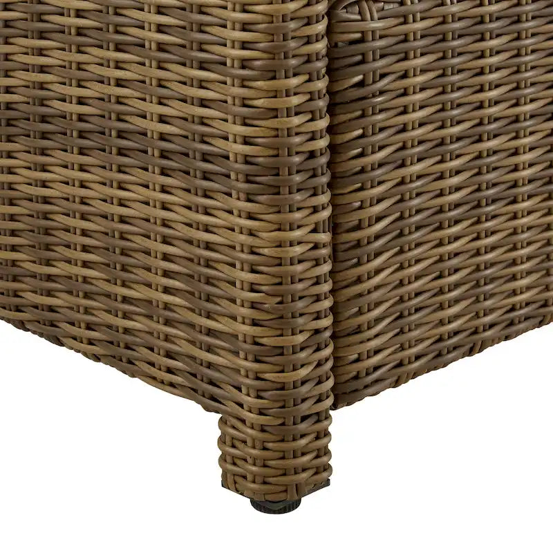 Crosley Bradenton Outdoor Wicker Loveseat - 55 W x 31.75 D x 32.5 H