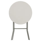 2.63-Foot Round Plastic Bar Height Folding Event Table
