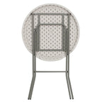 2.63-Foot Round Plastic Bar Height Folding Event Table