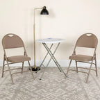 2 Pack Extra Large Ultra-Premium Triple Braced Folding Chair