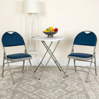 2 Pack Extra Large Ultra-Premium Triple Braced Folding Chair