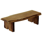 Live Edge Locust Wood 3' Briar Patch Flower Pot Bench