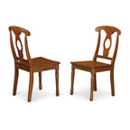 Table Set Consist of an Oval Table with Butterfly Leaf and Dining Chairs (Chair Seat Type Options)