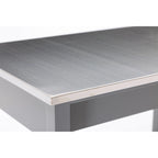 Holland Kitchen Cart With Stainless Steel Top