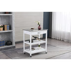 Holland Kitchen Cart With Stainless Steel Top
