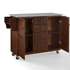 Crosley Eleanor Stainless Steel Top Kitchen Cart - 18d x 51.5w x 35.25h