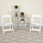 Vinyl-padded Wood Folding Chair (Set of 4)