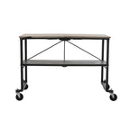 COSCO Smartfold Grey Utility Table / Workbench with Locking Casters