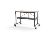 COSCO Smartfold Grey Utility Table / Workbench with Locking Casters