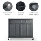 Crosley Avery Kitchen Cart - 42.13W x 18D x 36H