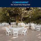 Set of 2 Folding Chairs with Padded Seats - 18D x 17.25W x 30.75H