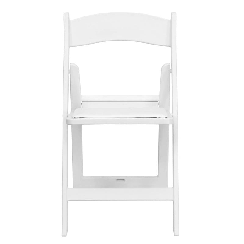 Set of 2 Folding Chairs with Padded Seats - 18D x 17.25W x 30.75H