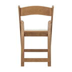 Set of 2 Folding Chairs with Padded Seats - 18D x 17.25W x 30.75H