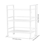 3-Tier Rolling Serving Shelf Rack Utility Storage Kitchen Island Cart