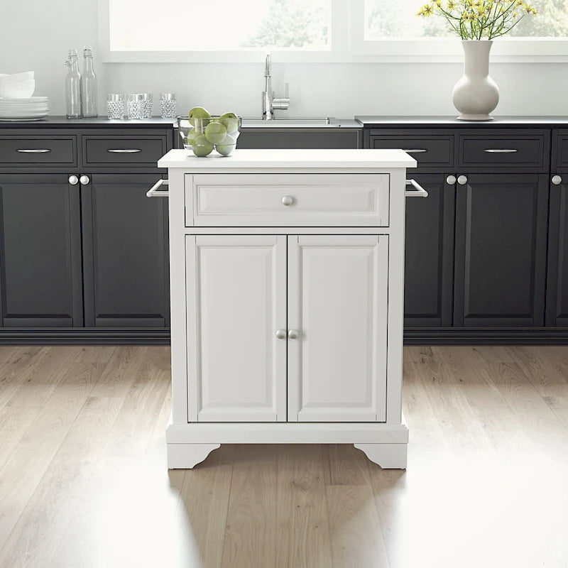 Crosley Lafayette Granite Top Portable Kitchen Island/Cart - 31W x 18D x 35.5H