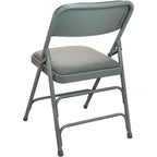 2-pack Advantage Padded Metal Folding Chair - Fabric Seat