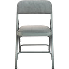 2-pack Advantage Padded Metal Folding Chair - Fabric Seat