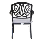 Saybrook Powder-coated Aluminum Arm Chair with Cushion, Set of 2