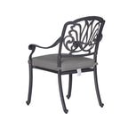 Saybrook Powder-coated Aluminum Arm Chair with Cushion, Set of 2