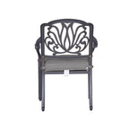 Saybrook Powder-coated Aluminum Arm Chair with Cushion, Set of 2