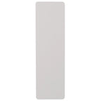 18W x 60L Rectangular Granite White Plastic Folding Training Table