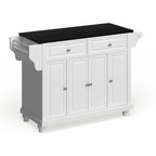 Crosley Cambridge Granite Top Full Size Kitchen Island/Cart - 18d x 51.5w x 36h