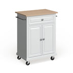 Crosley Compact Wood Top Kitchen Cart - 31W x 18D x 35.5H