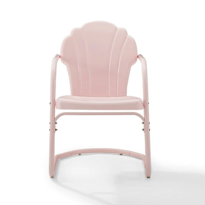 Crosley Tulip 2Pc Outdoor Metal Armchair Set - 24.5W x 20.5D x 32.88H