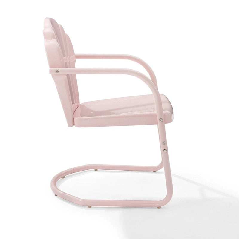 Crosley Tulip 2Pc Outdoor Metal Armchair Set - 24.5W x 20.5D x 32.88H